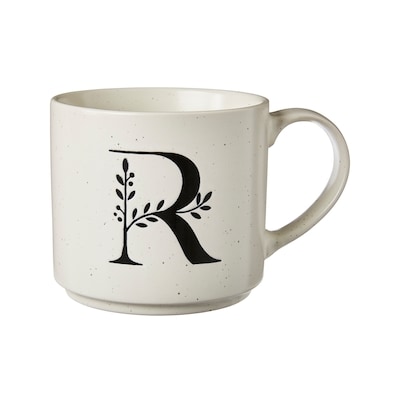 Life at Home Tasse avec monogramme – lettre R 1 ea, 8,00 $/1ch