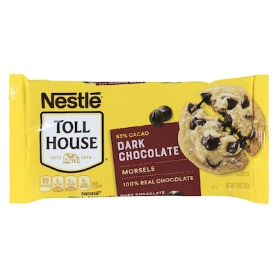 Nestlé Toll House Dark Chocolate Morsels 53% Cacao 283.5 g, $2.47/100g