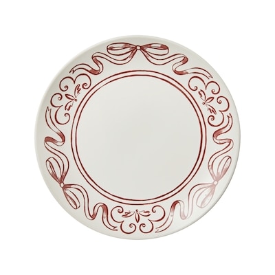 Life at Home Bows Printed Side Plate 1 ea, $7.00/1ea