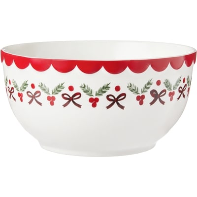 Life at Home Bow and Holly Bowl 1 ea, $6.00/1ea