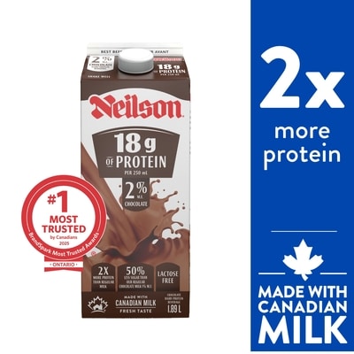 Neilson Chocolate Dairy Protein Beverage 2% M.F. 1.89 l, $0.44/100ml