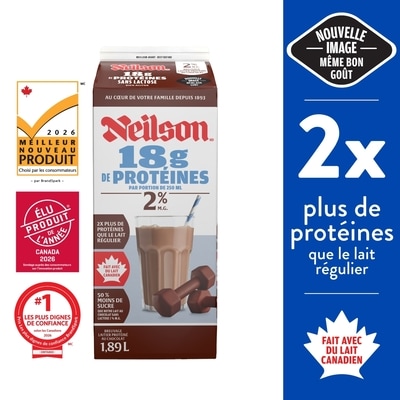 Neilson Breuvage 18 g de protéines au chocolat 2 % 1.89 l, 0,45 $/100ml