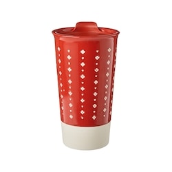 Life at Home Tasse de voyage avec couvercle – rouge 1 ea, 9,00 $/1ch