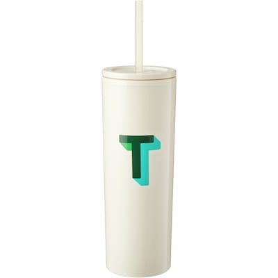 Life at Home Monogram To Go Tumbler - Letter T 1 ea, $8.00/1ea