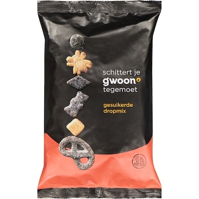 Gwoon Sugared Licorice Mix 400 g, $1.82/100g