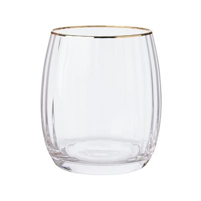 Life at Home Verre à rainures sans pied  1 ea, 8,00 $/1ch