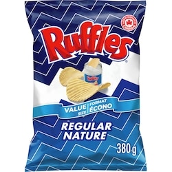 Frito-Lay Croustilles Nature, format écono 380 g, 1,44 $/100g
