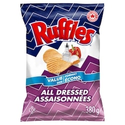Frito-Lay Croustilles Assaisonnées 380 g, 1,84 $/100g