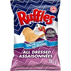 Frito-Lay Croustilles Assaisonnées 380 g, 1,45 $/100g