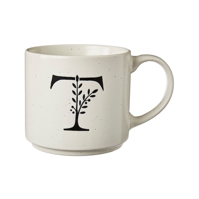 Life at Home Tasse avec monogramme – lettre T 1 ea, 8,00 $/1ch