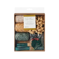 Life at Home Ensemble d’emballage 30 pièces avec choux kraft – vert 1 ea, 6,50 $/1ch