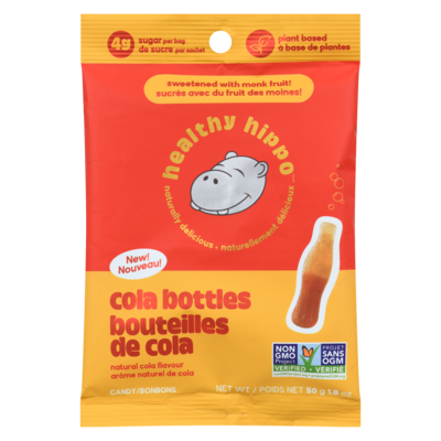 healthy hippo Bonbons, bouteilles de cola 50 g, 9,58 $/100g