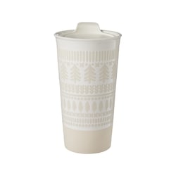 Life at Home Travel Mug with Lid - Cream 1 ea, $9.00/1ea