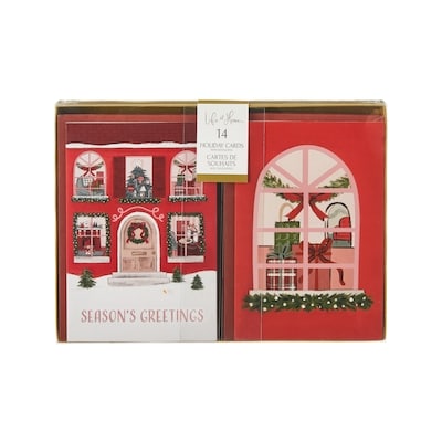 Life at Home Ensemble de 14 cartes de souhaits assorties – fenêtres 14 ea, 0,64 $/1ch