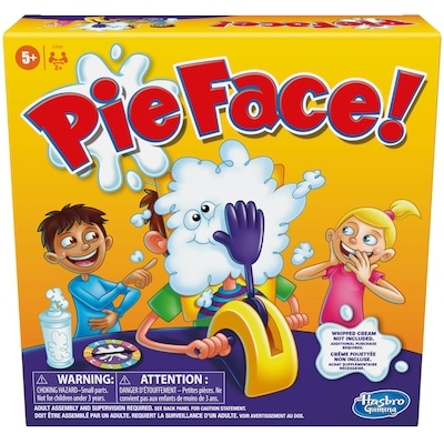 Jeu Hasbro Jeu Pie Face, jeu familial avec crème fouettée, pour enfants, à partir de 5 ans 1 ea, 30,00 $/1ch