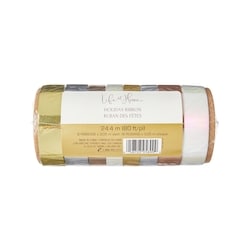 Life at Home Holiday Ribbon 8 Pack - Gold 1 ea, $2.00/1ea