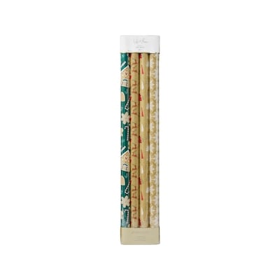 Life at Home Heavyweight Gift Wrap 4 Pack - Gingerbread Assorted 4 ea, $8.00/1ea