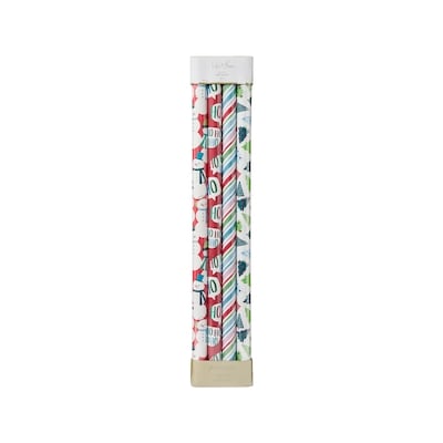 Life at Home Heavyweight Gift Wrap 4 Pack - Snowmen Assorted 4 ea, $8.00/1ea