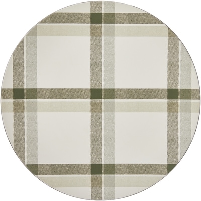 Life at Home Plaid Charger Plate 1 ea, $4.00/1ea
