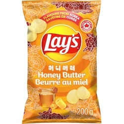 Lay’s Croustilles assaisonnées Beurre au miel 200 g, 1,50 $/100g
