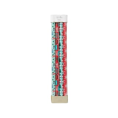 Life at Home Heavyweight Gift Wrap 4 Pack - Ho Ho Ho Assorted 4 ea, $8.00/1ea