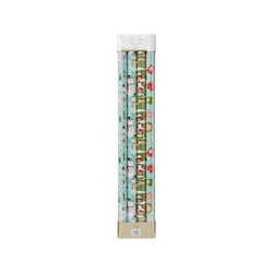 Life at Home 4 rouleaux de papier-cadeau épais – assortiment avec biscuits 4 ea, 8,00 $/1ch