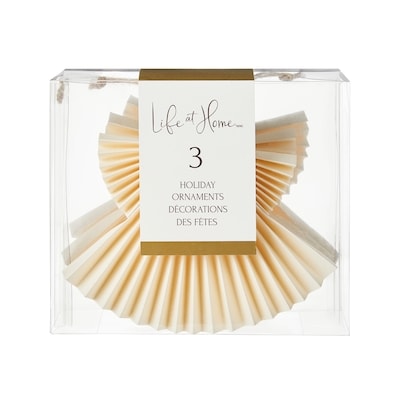 Life at Home Ensemble de 3 décorations des fêtes en papier en forme d’ange 3 ea, 1,52 $/1ch