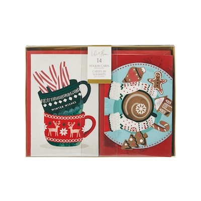 Life at Home Ensemble de 14 cartes de souhaits assorties – tasses 14 ea, 0,64 $/1ch