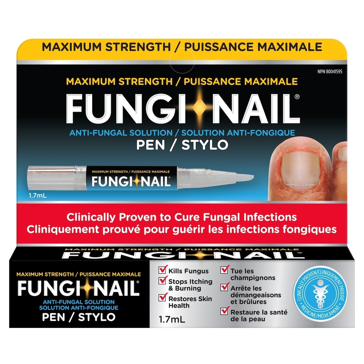 Fungi-Nail Stylo applicateur anti-fongique 1.7 ml, 852,35 $/100ml