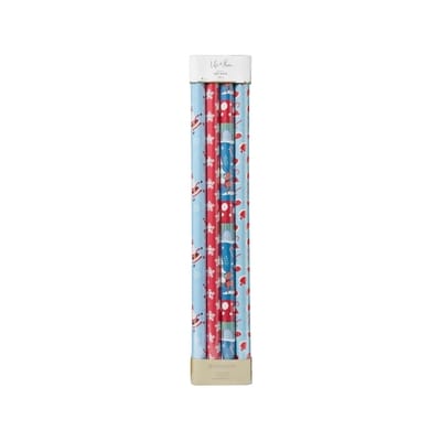 Life at Home Heavyweight Gift Wrap 4 Pack - Santa Assorted 4 ea, $8.00/1ea