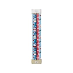 Life at Home 4 rouleaux de papier-cadeau épais – assortiment avec pères Noël 4 ea, 8,00 $/1ch