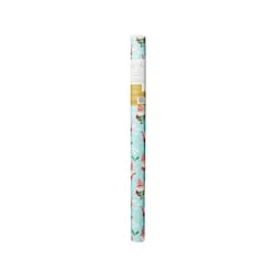 Life at Home Jumbo Heavyweight Gift Wrap - Mini Santas 1 ea, $12.00/1ea