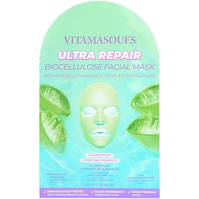 Vitamasques Masque facial ultra réparateur 1 ea, 7,00 $/1ch