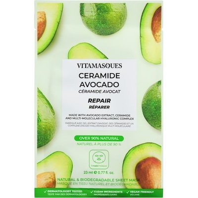 Vitamasques Face Sheet Mask, Ceramide Avocado 1 ea, $5.09/1ea