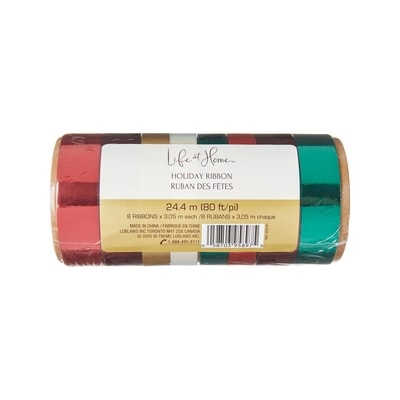 Life at Home Holiday Ribbon 8 Pack - Red 1 ea, $2.00/1ea