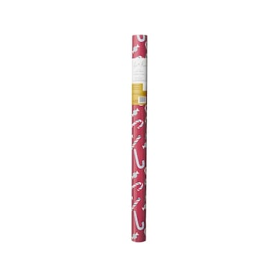 Life at Home Jumbo Heavyweight Gift Wrap - Candy Canes 1 ea, $12.00/1ea