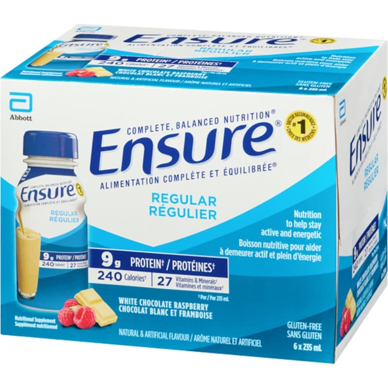 Nutritional Supplement White Chocolate Raspberry