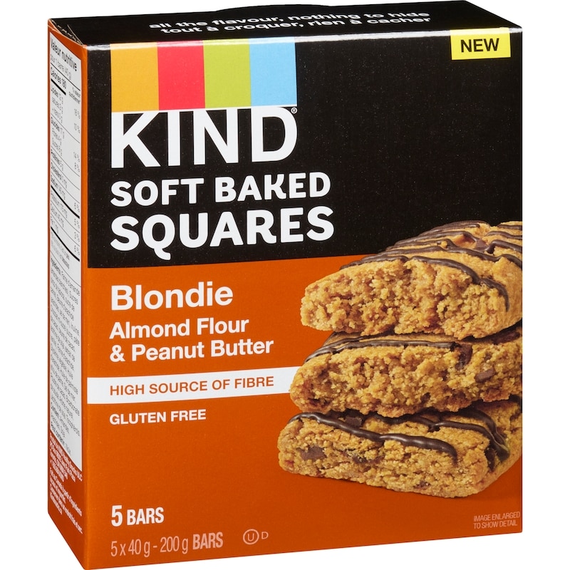 Soft Baked Squares Blondie Almond Flour & Peanut Butter