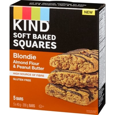Soft Baked Squares Blondie Almond Flour & Peanut Butter