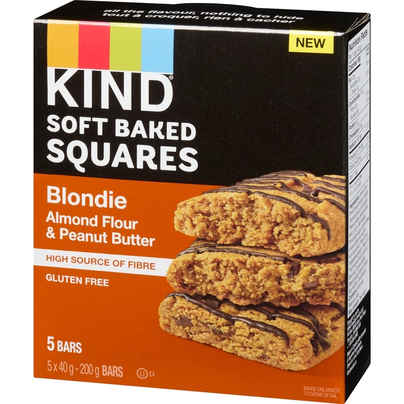 Soft Baked Squares Blondie Almond Flour & Peanut Butter