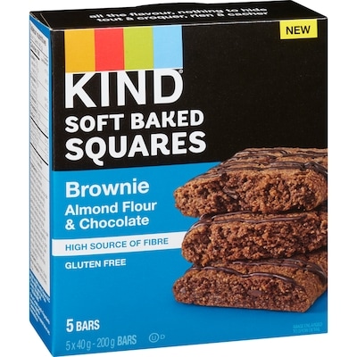 Soft Baked Squares Brownie Almond Flour & Chocolate