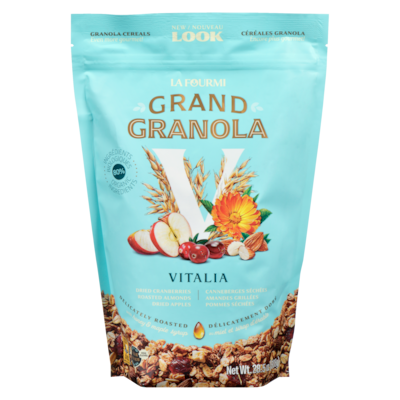 Fourmi Bionique Céréales granola vitalia 808 g, 1,49 $/100g
