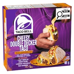 TOO cheeseTOOgether チフンセット Taco Bell Cheesy Double Decker Taco Cravings Kit - 401 g | Zehrs