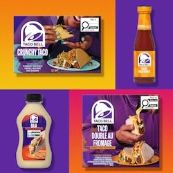Taco Bell Cheesy Double Decker Taco Cravings Kit - 401 g
