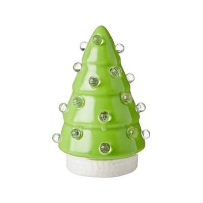 Life at Home Décoration lumineuse de sapin en céramique 4 po – vert 1 ea, 5,00 $/1ch