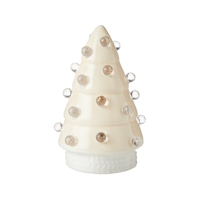 Life at Home Light Up Ceramic Tree Decoration 4 in - White 1 ea, $5.00/1ea