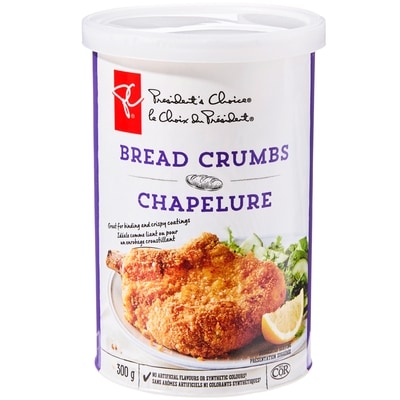 President's Choice Bread Crumbs 300 g, $0.83/100g