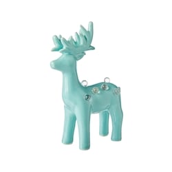 Life at Home Light Up Ceramic Reindeer Decoration 5 in - Blue 1 ea, $5.00/1ea