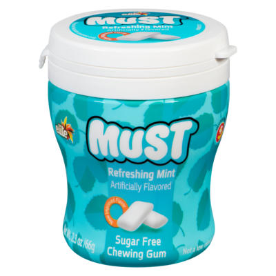 Elite Gomme à mâcher sans sucre menthe 66 g, 9,08 $/100g