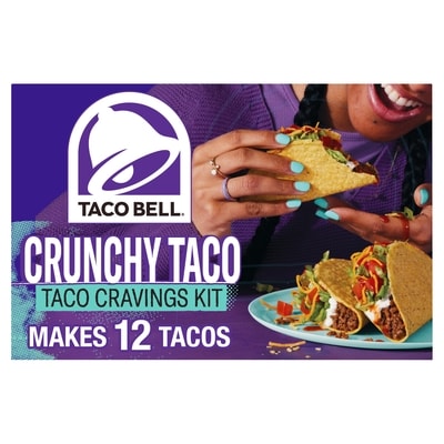 Taco Bell Ensemble à tacos fringales taco croustillant, boîte 260 g, 1,54 $/100g